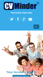 Mobile Screenshot of cvminder.com